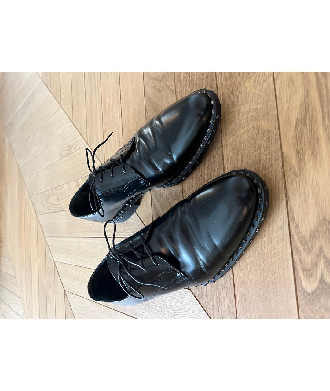 JIMMY CHOO Черные кожаные туфли, фото 2