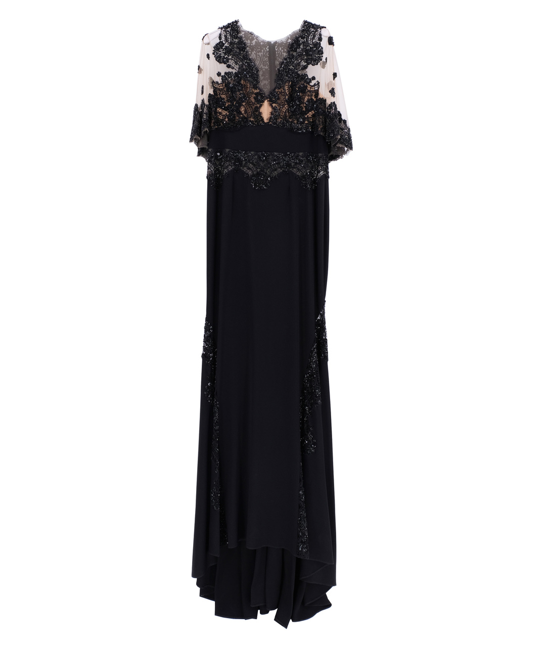 ZUHAIR MURAD Черное шелковое повседневное платье, фото 1