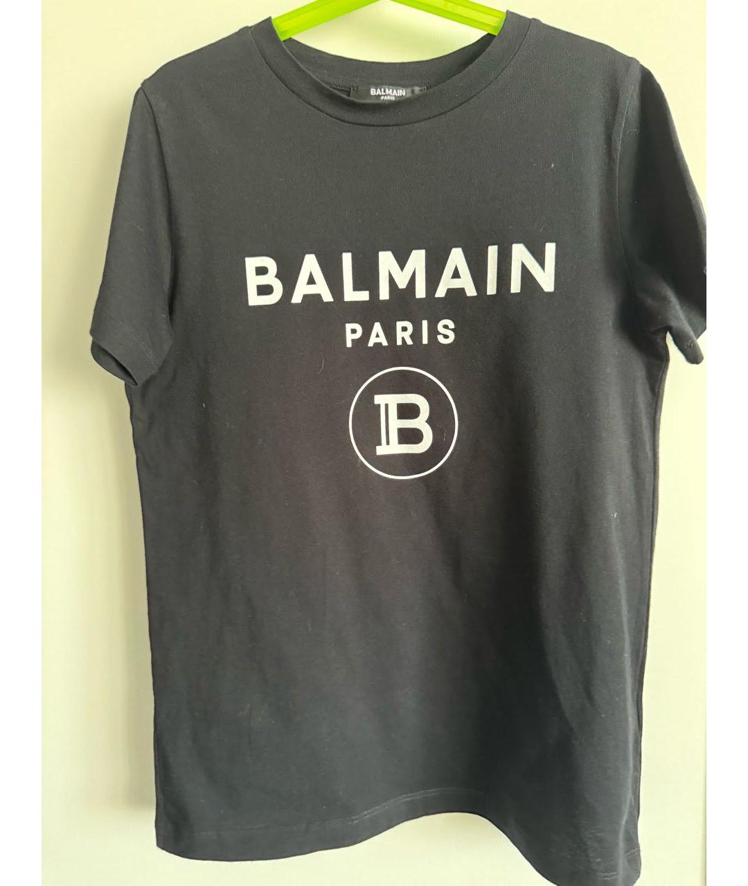 BALMAIN Черный хлопковый детская футболка / топ, фото 6