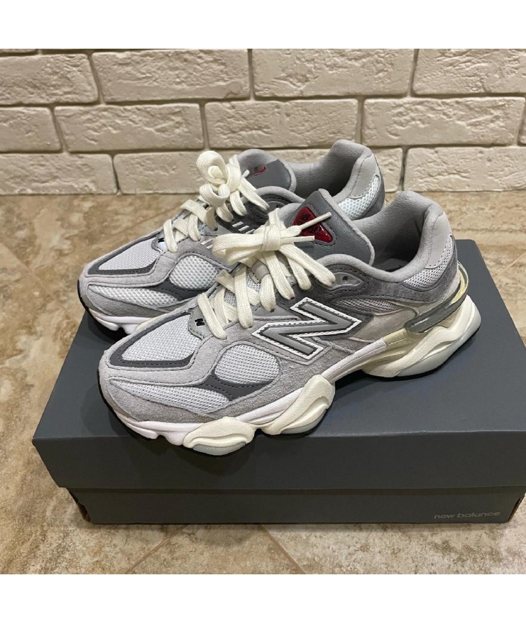 NEW BALANCE Серые замшевые кроссовки, фото 7