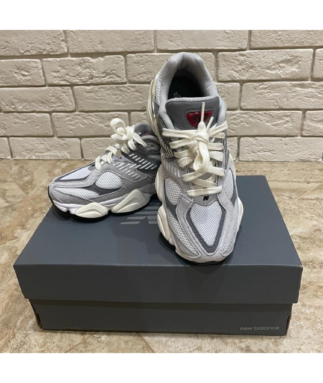 NEW BALANCE Серые замшевые кроссовки, фото 6