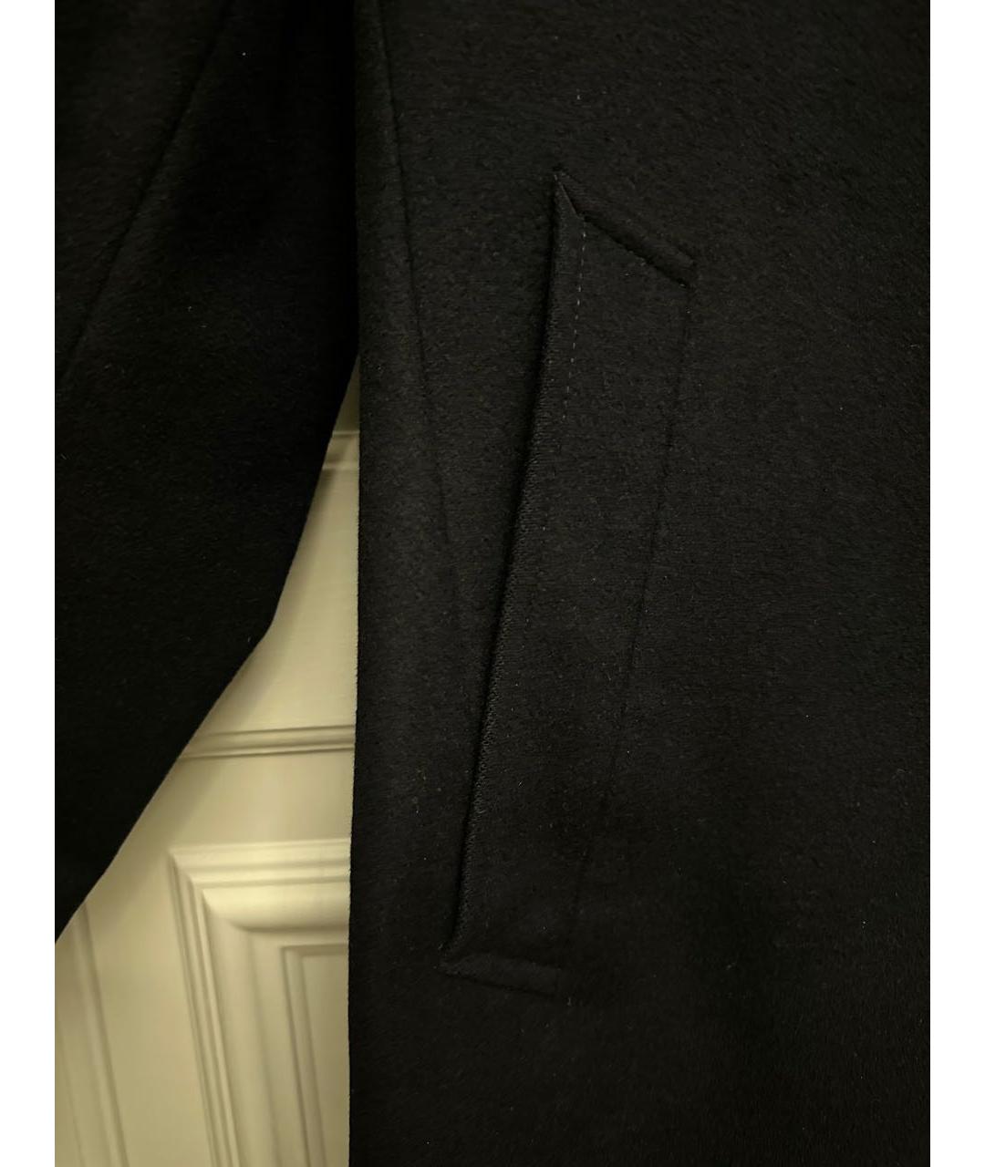 HUGO BOSS Темно-синее кашемировое пальто, фото 5
