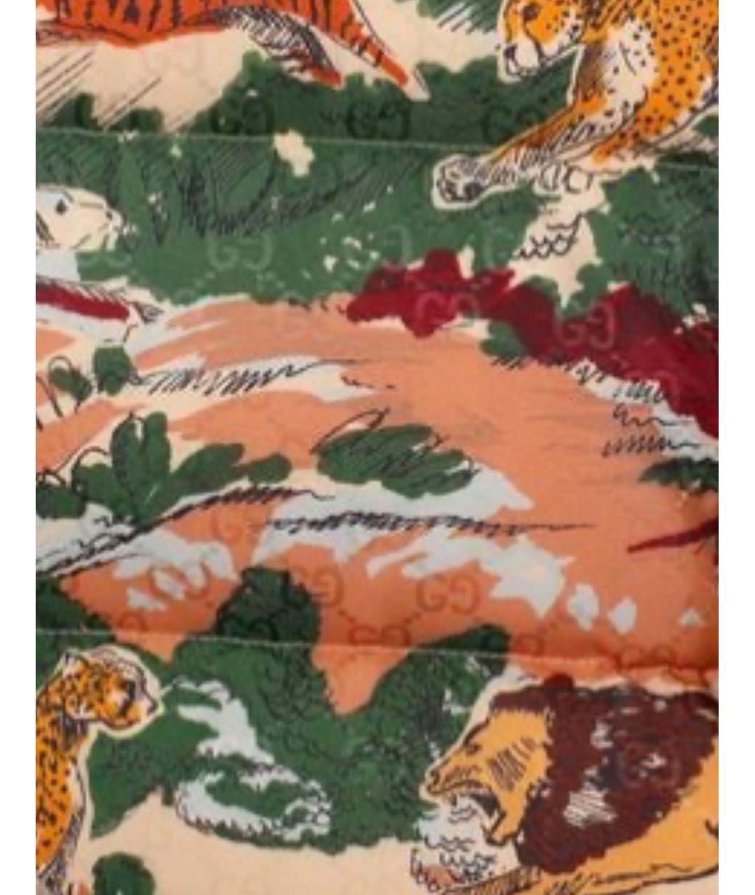 GUCCI Бежевый полиэстеровый пуховик, фото 3