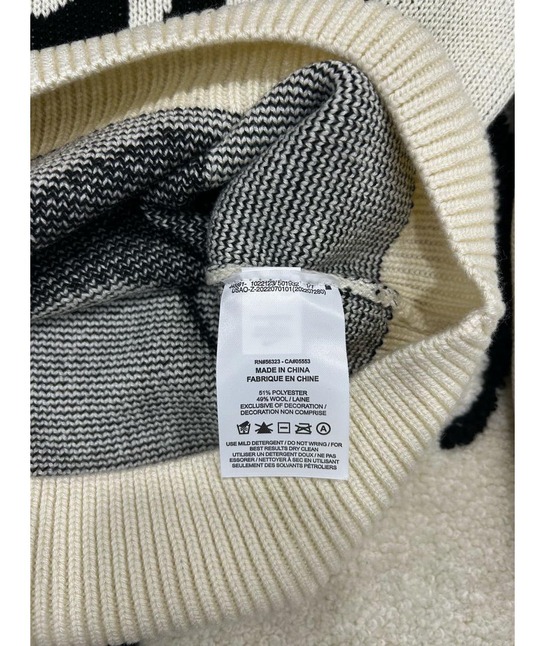 STUSSY Бежевый полиэстеровый джемпер / свитер, фото 5