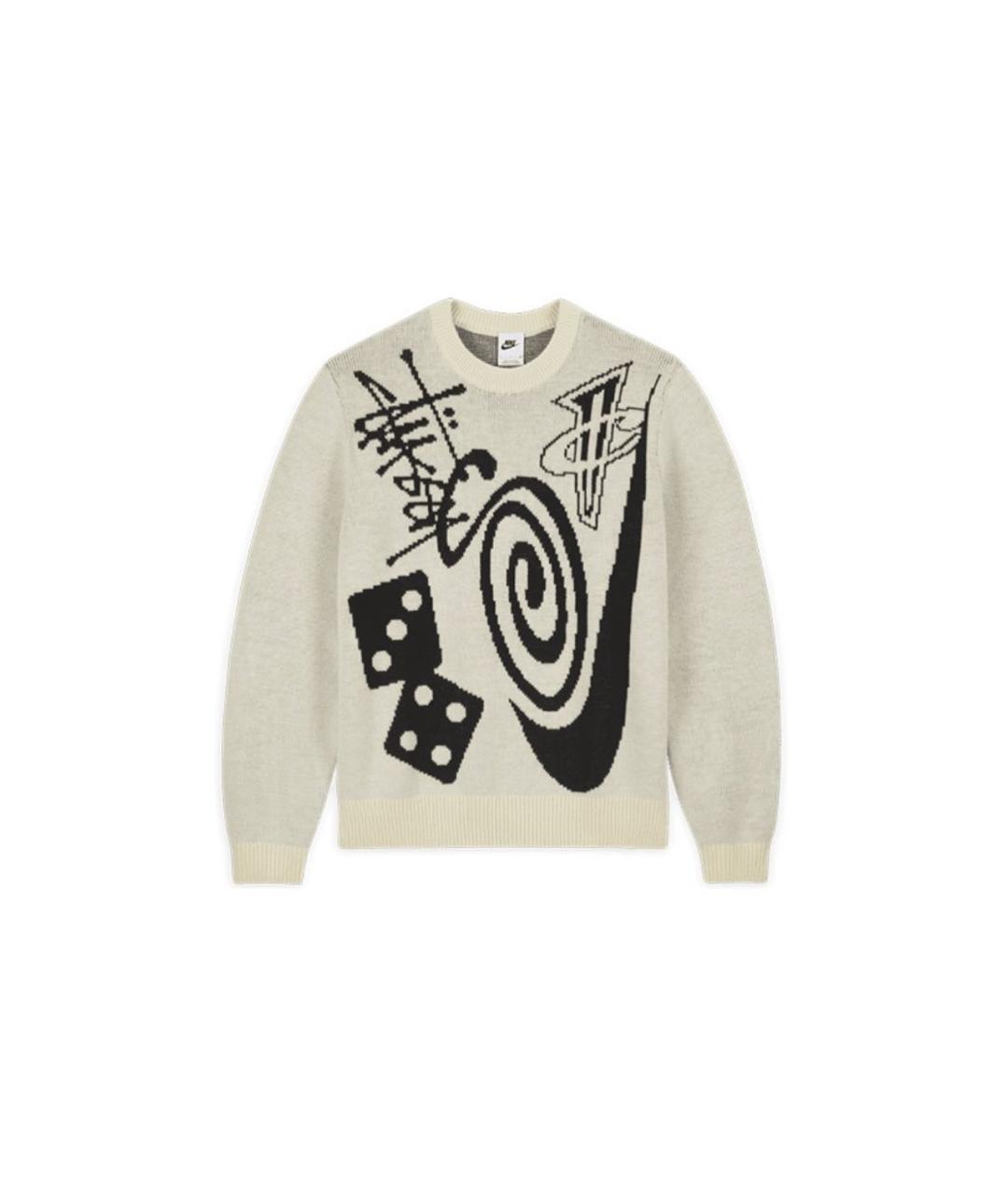 STUSSY Бежевый полиэстеровый джемпер / свитер, фото 1