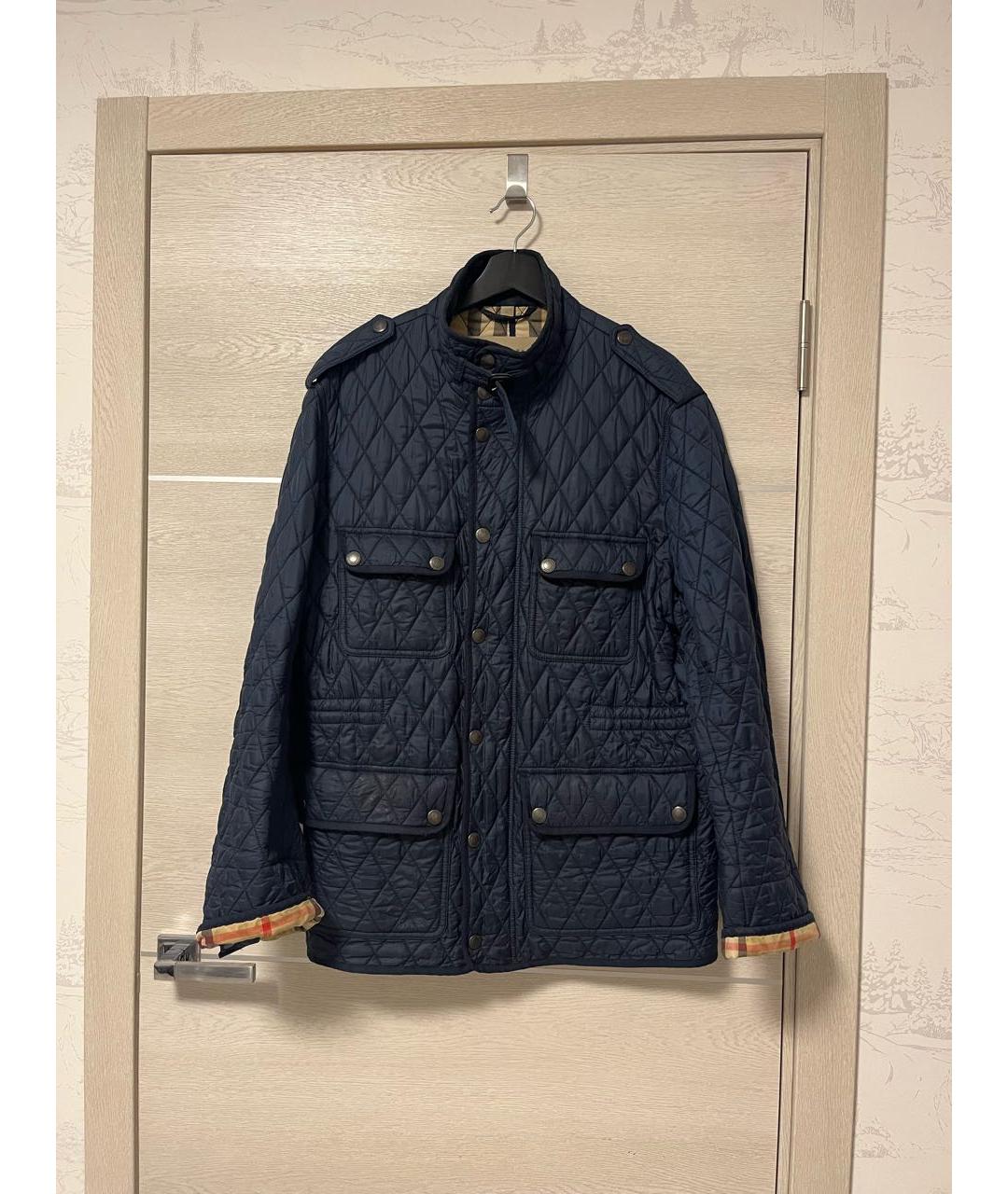 BURBERRY Темно-синяя куртка, фото 5