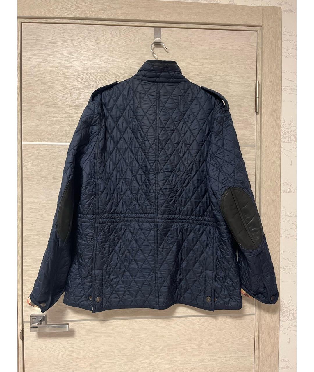 BURBERRY Темно-синяя куртка, фото 2