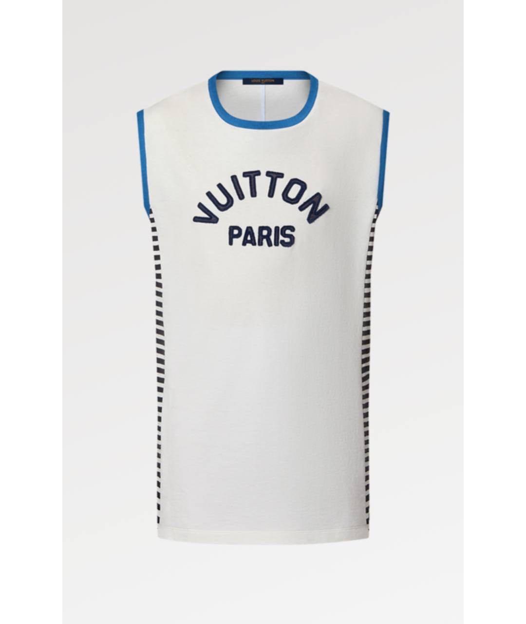 LOUIS VUITTON PRE-OWNED Белая хлопковая футболка, фото 5