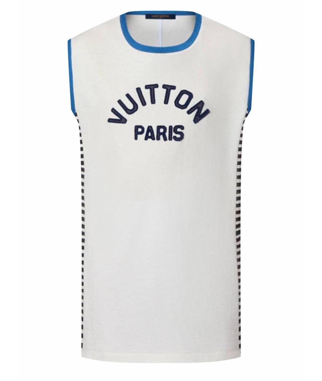 LOUIS VUITTON PRE-OWNED Белая хлопковая футболка, фото 1