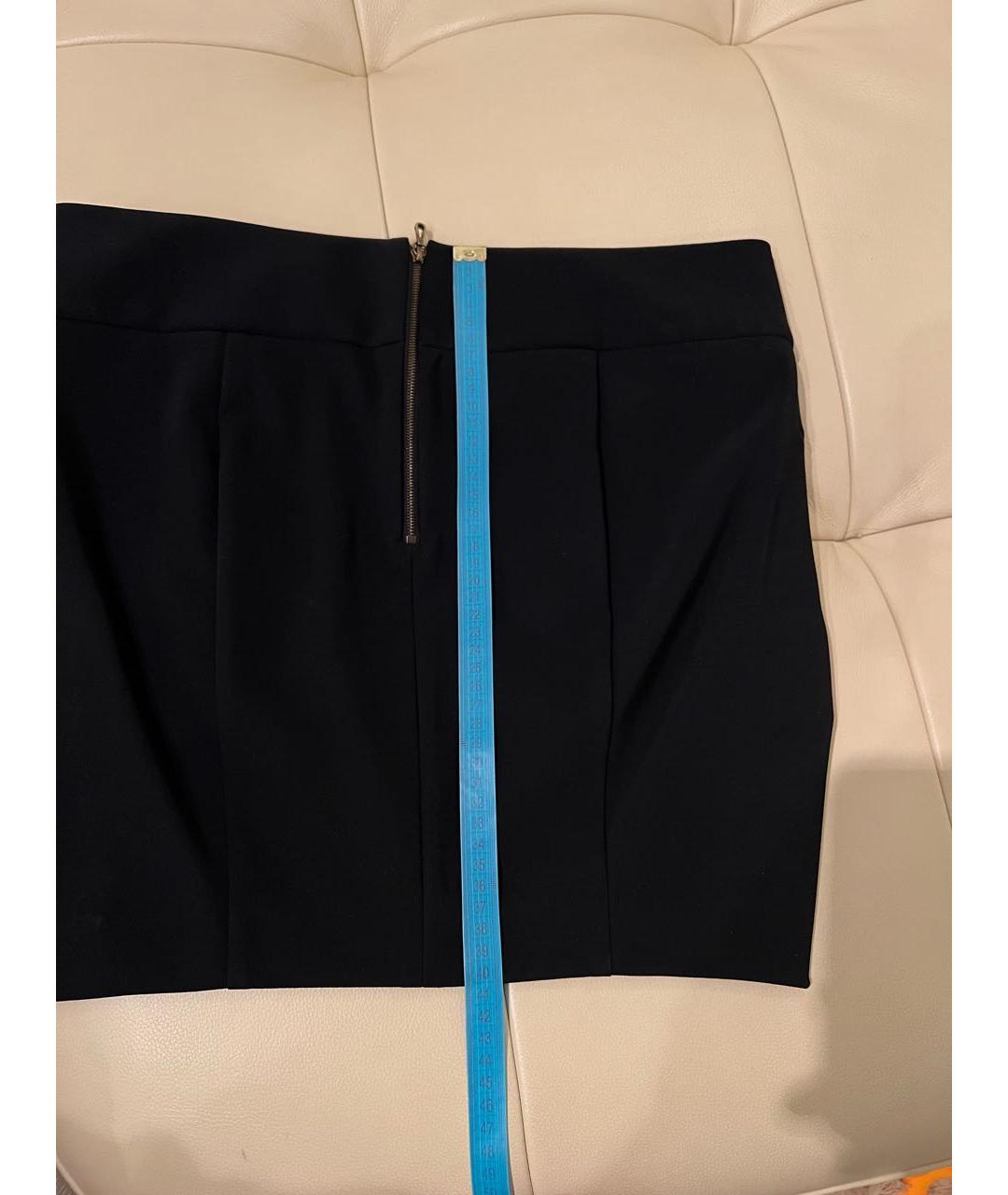 ANTHONY VACCARELLO Черная полиамидовая юбка мини, фото 7