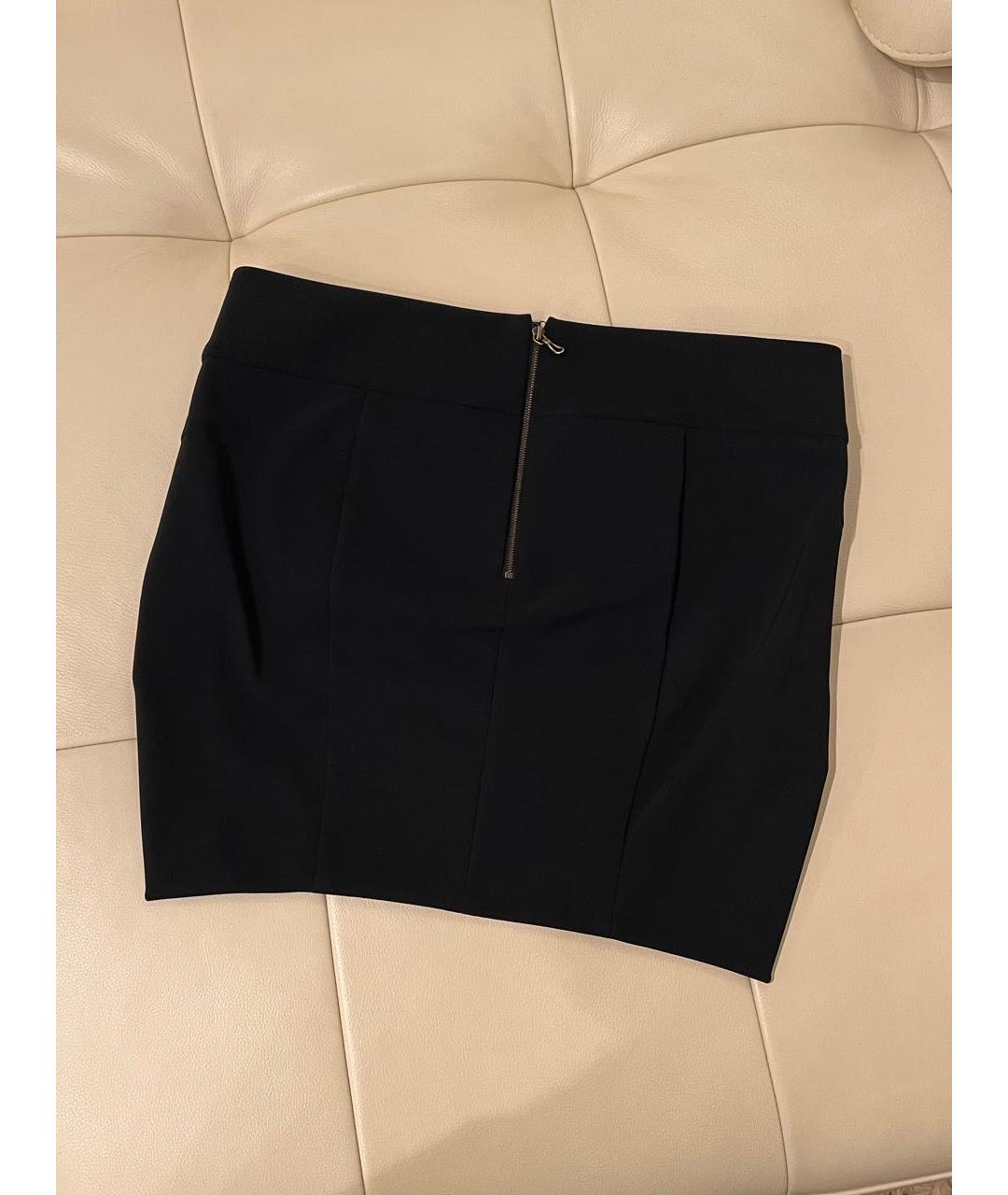ANTHONY VACCARELLO Черная полиамидовая юбка мини, фото 8