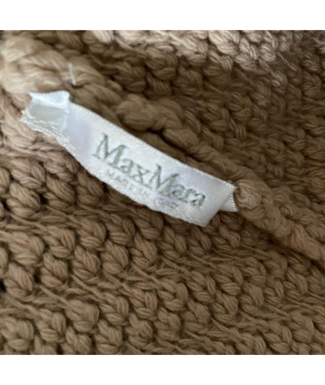 MAX MARA Бежевый шерстяной воротник, фото 3