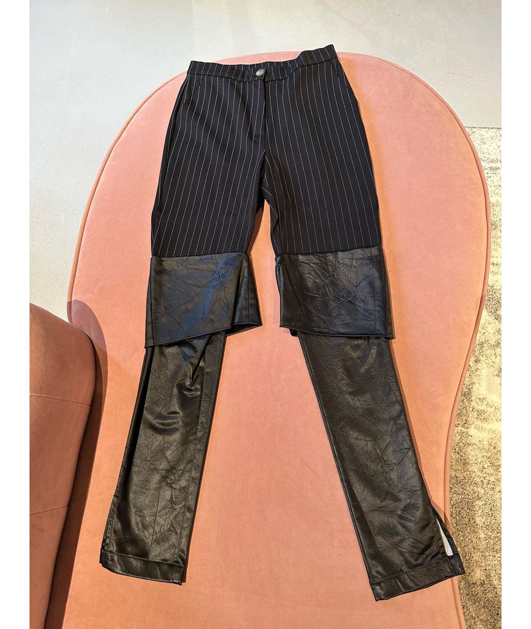 BALOSSA WHITE SHIRT Черные брюки узкие, фото 2