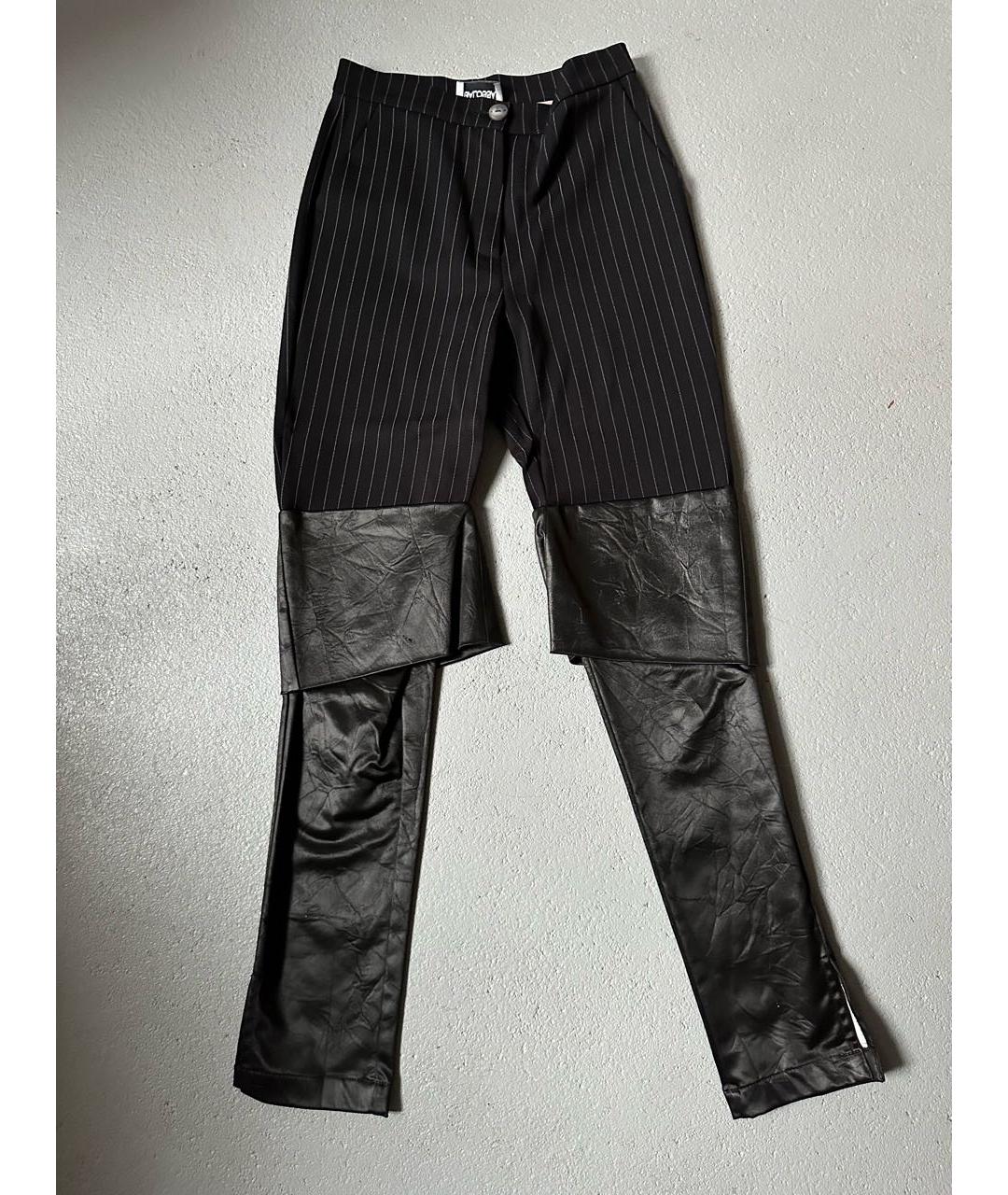BALOSSA WHITE SHIRT Черные брюки узкие, фото 6