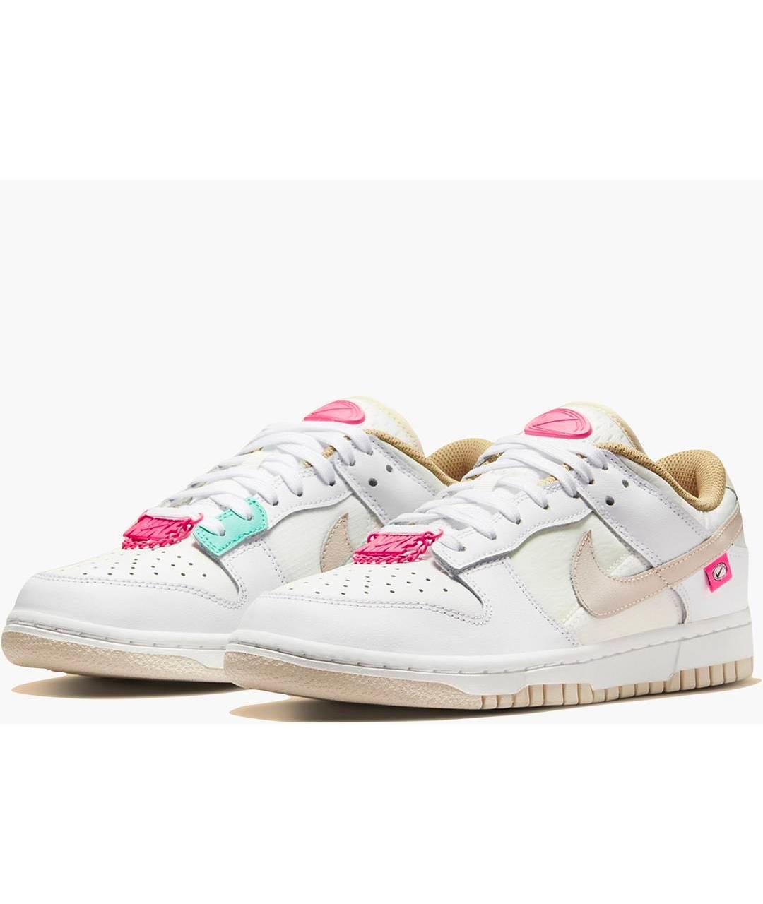 NIKE Белые кроссовки из искусственной кожи, фото 2