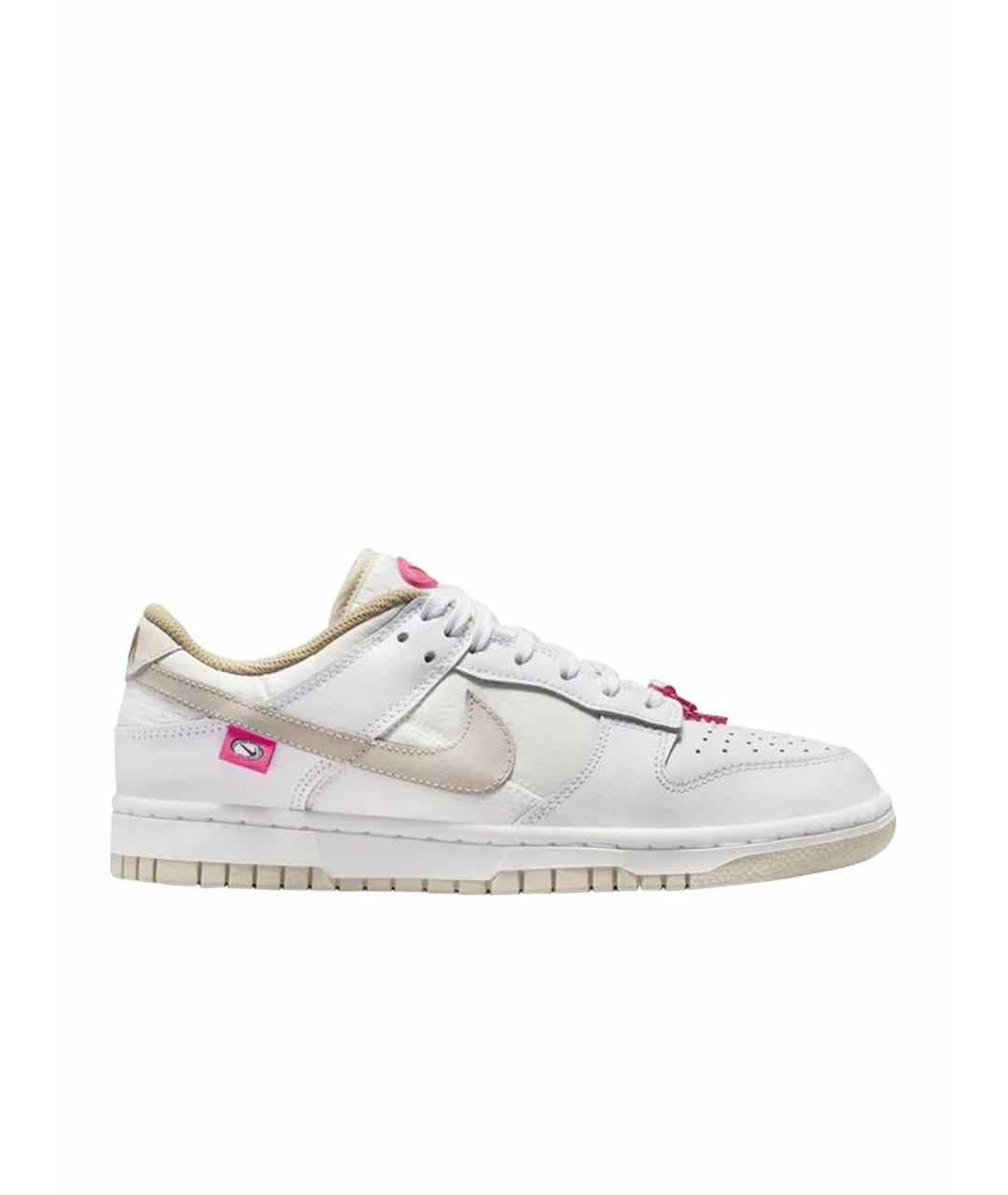 NIKE Белые кроссовки из искусственной кожи, фото 1