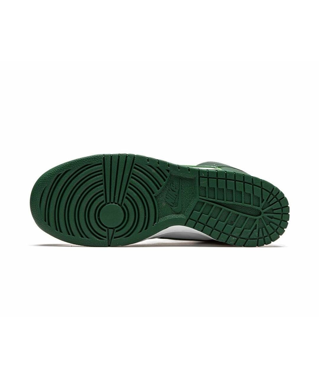 NIKE Зеленые высокие кроссовки / кеды из искусственной кожи, фото 4