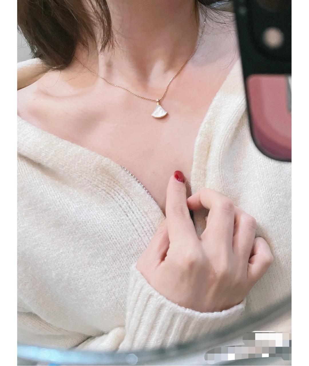 BVLGARI Золотая подвеска из розового золота, фото 7