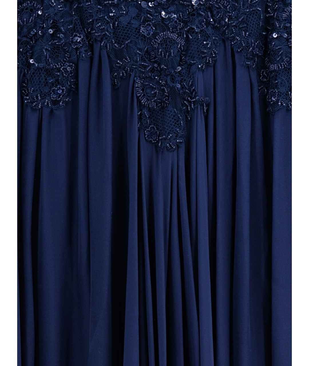 ZUHAIR MURAD Синее шелковое вечернее платье, фото 4