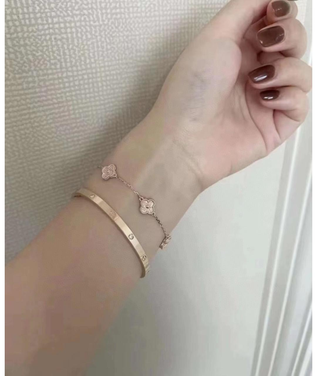 VAN CLEEF & ARPELS Золотой браслет из розового золота, фото 7