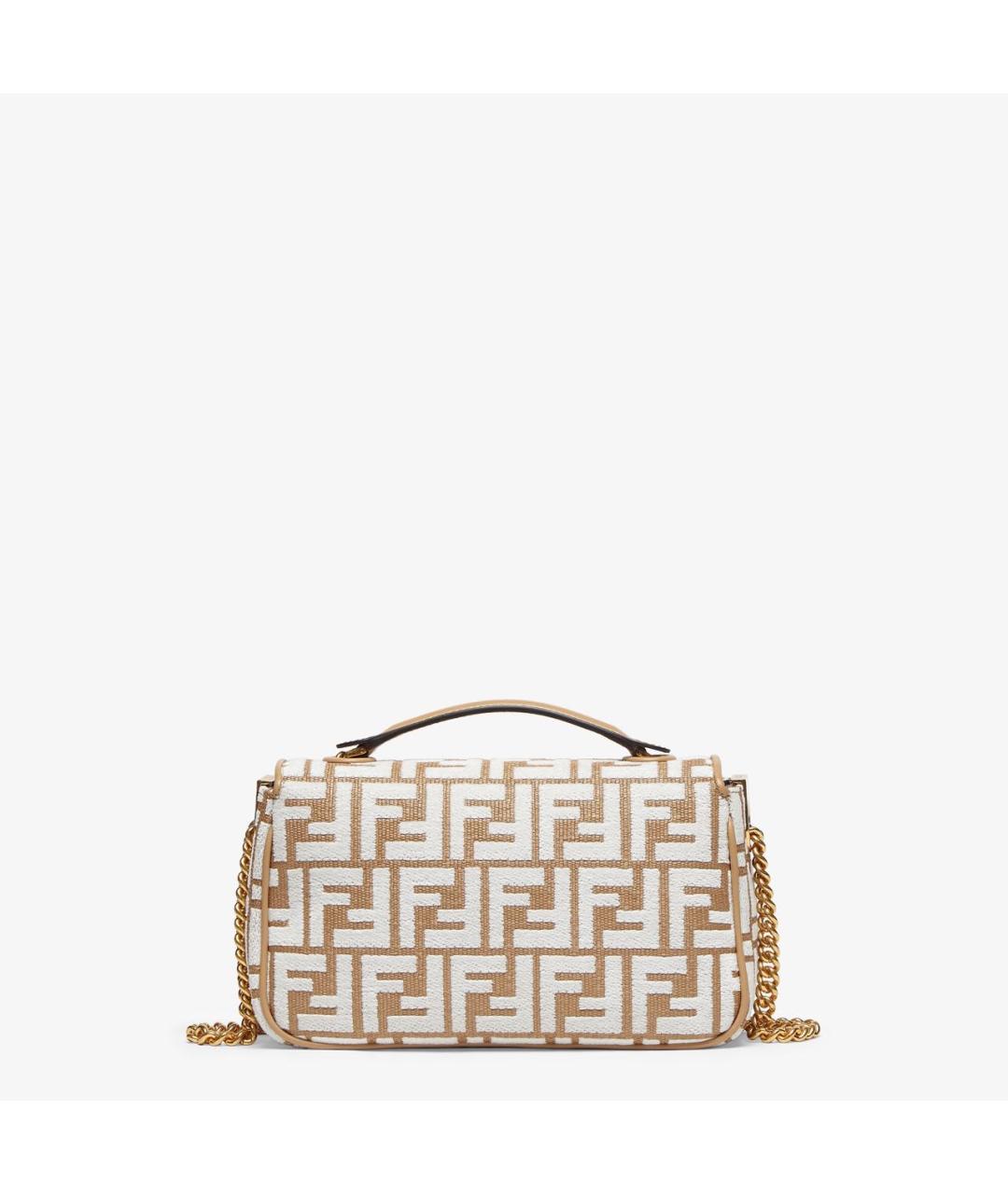 FENDI Бежевая сумка через плечо, фото 3