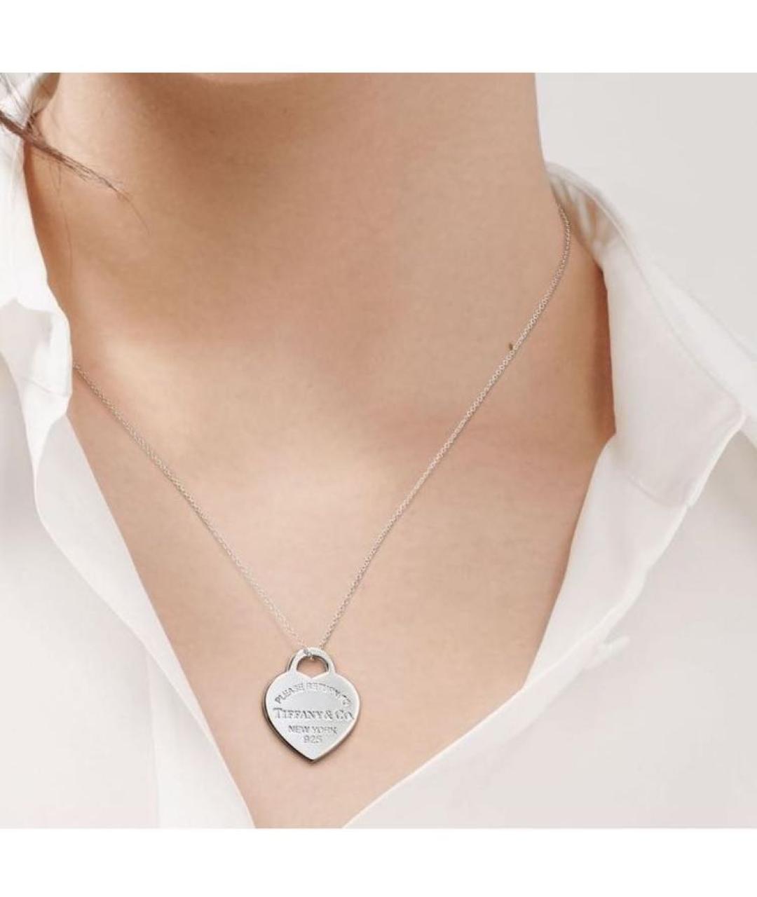 TIFFANY&CO Серебряная серебряная подвеска, фото 7