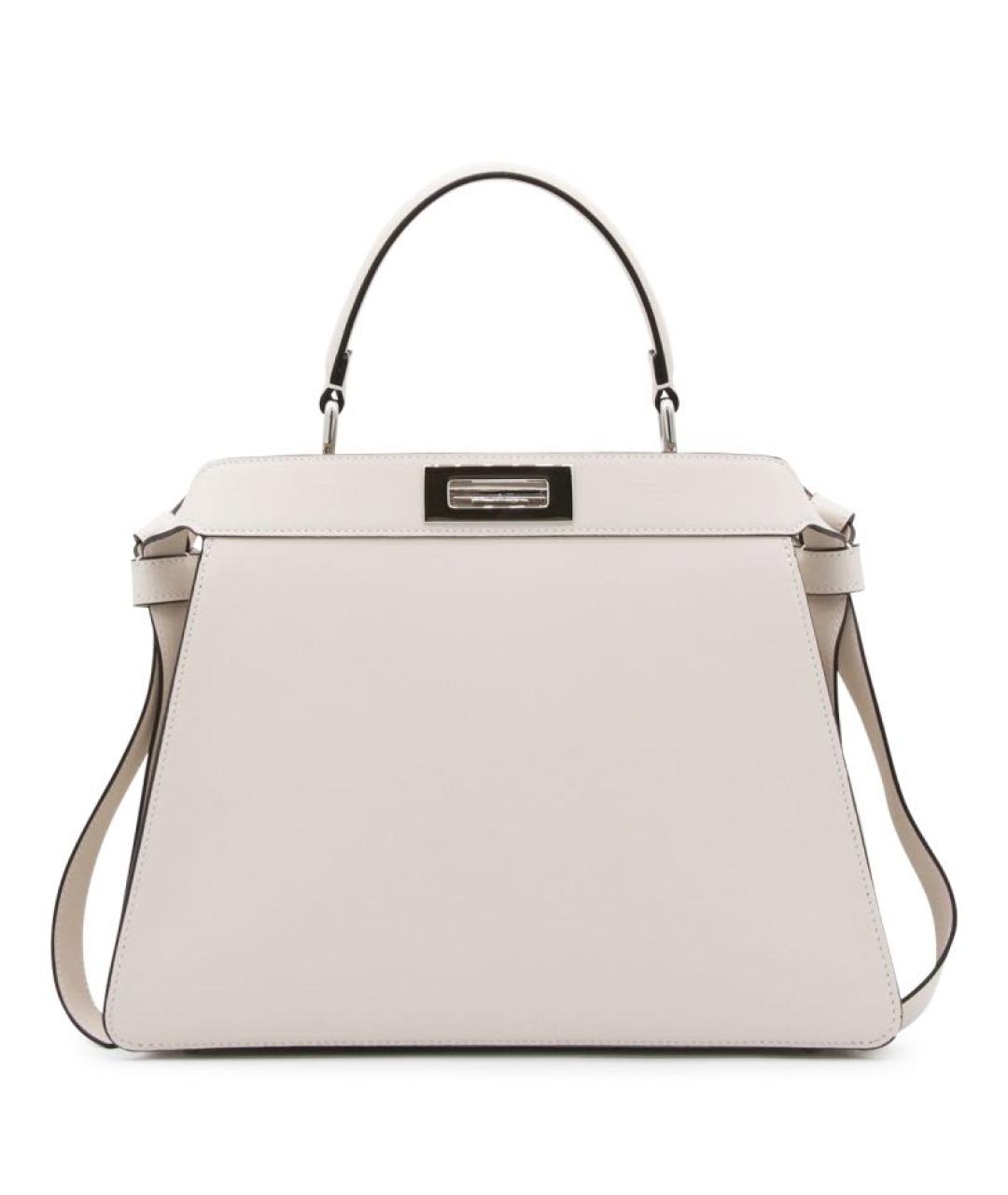 FENDI Кожаная сумка с короткими ручками, фото 5