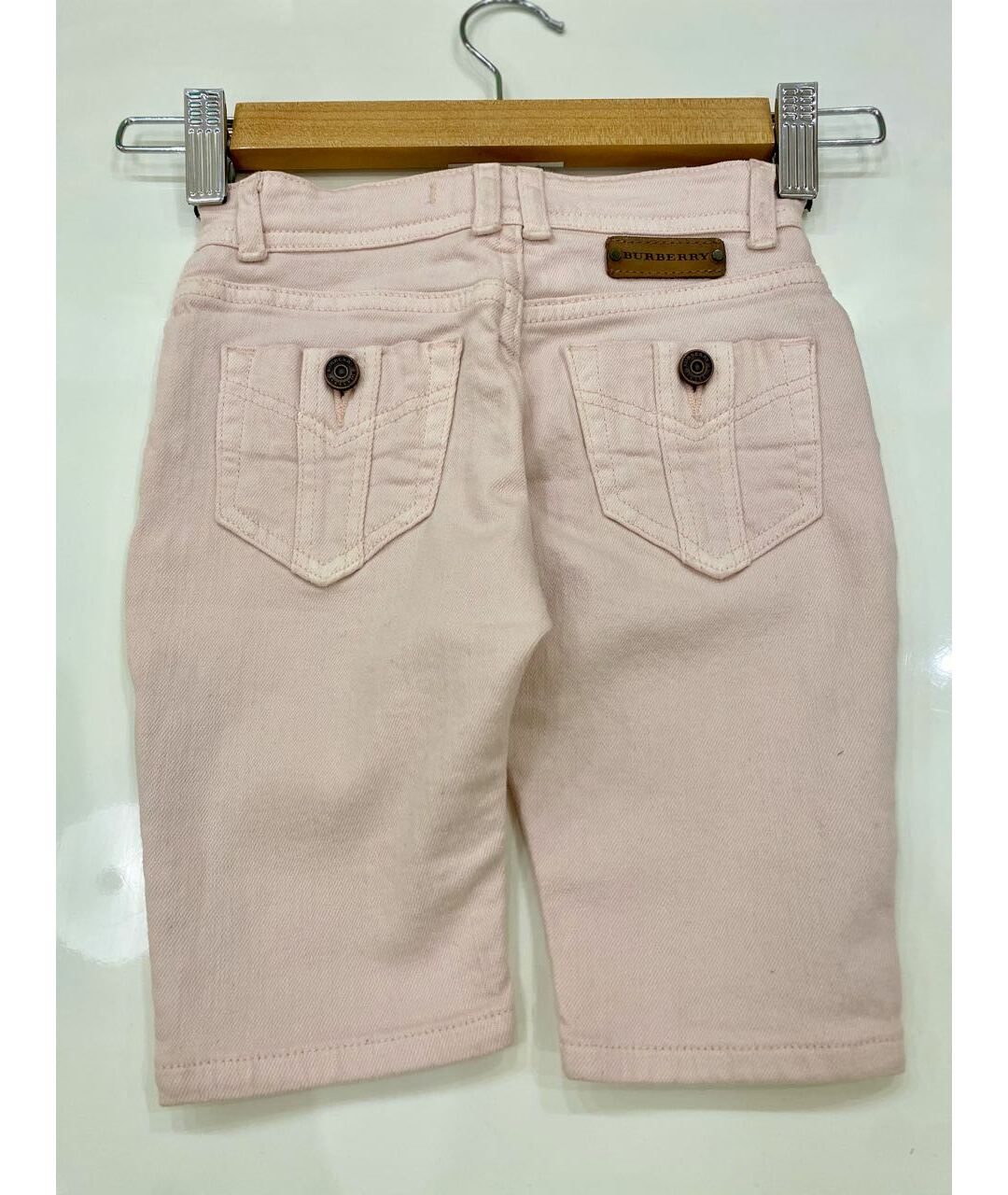 BURBERRY Розовые хлопковые джинсы, фото 2