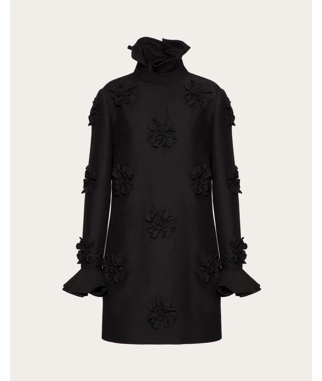 VALENTINO Черное коктейльное платье, фото 6