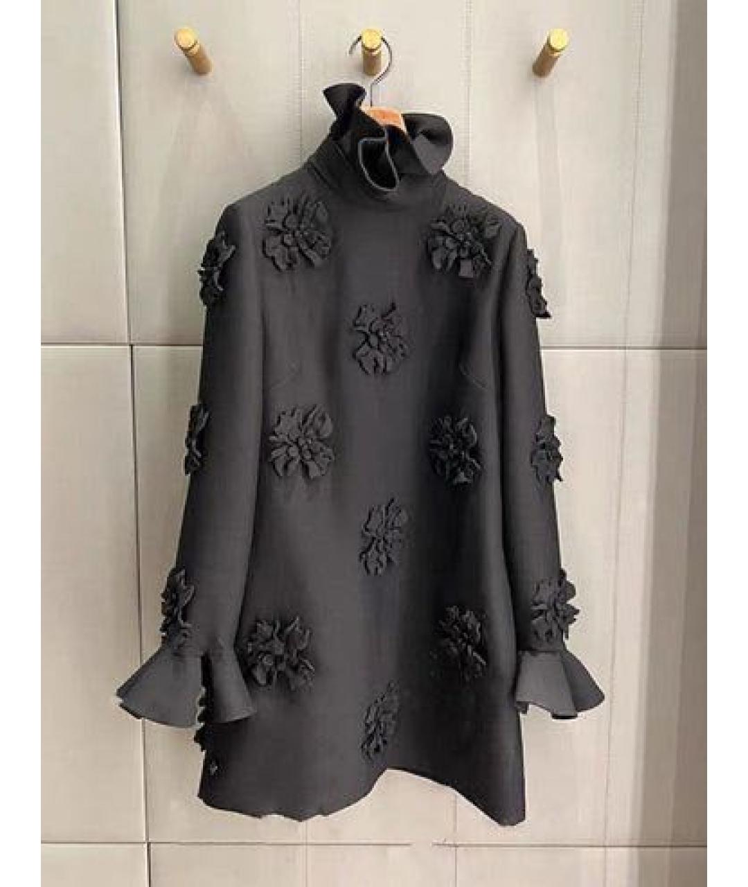 VALENTINO Черное коктейльное платье, фото 5