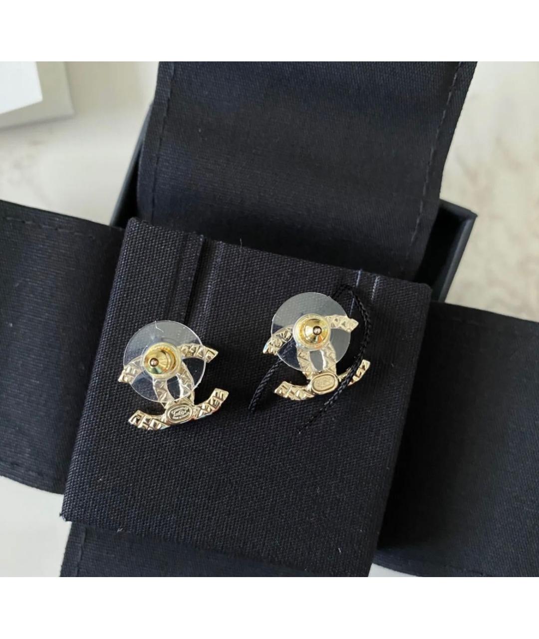 CHANEL Металлические серьги, фото 4