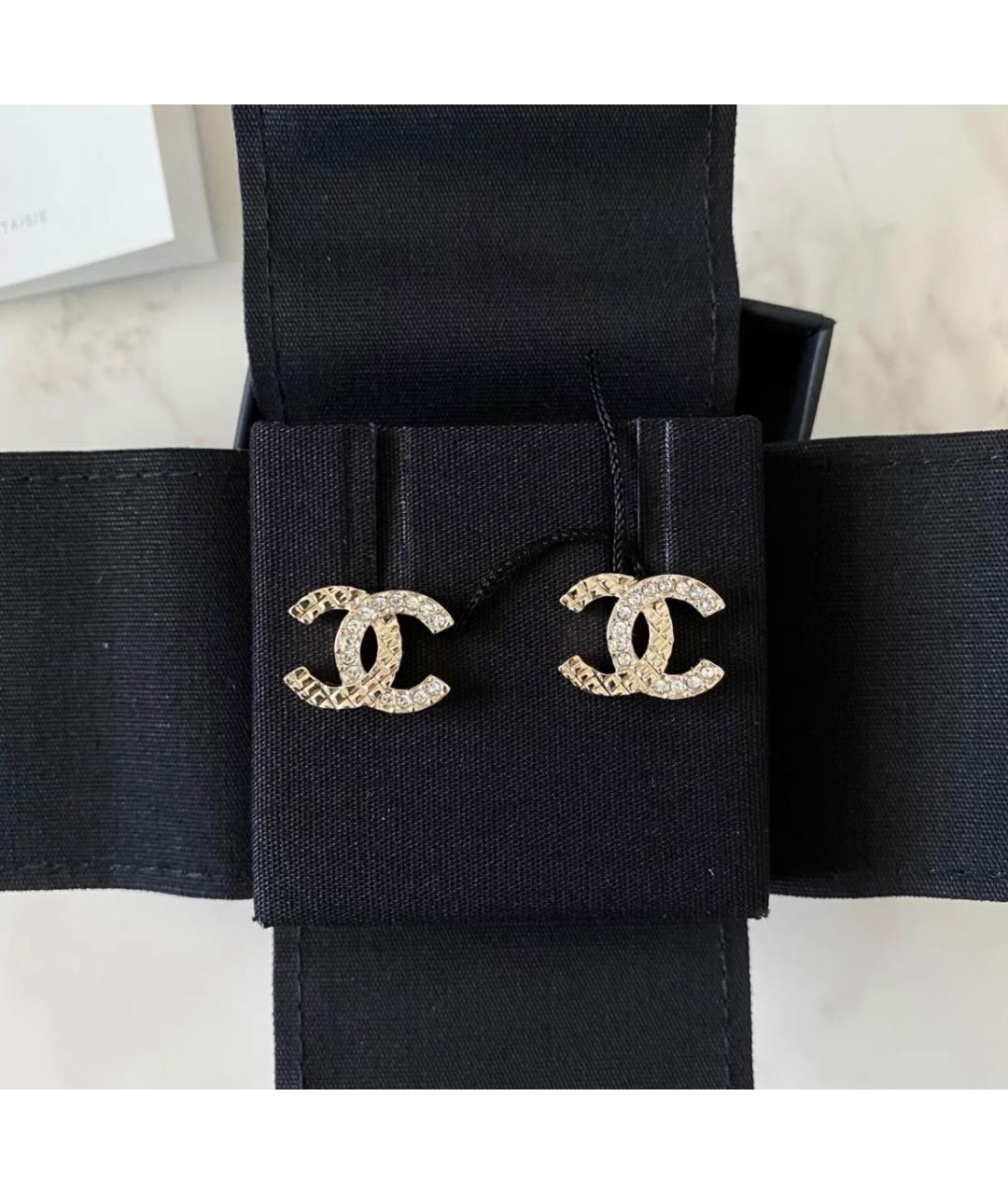 CHANEL Металлические серьги, фото 2