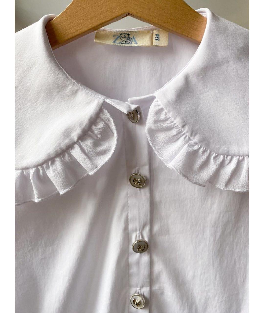 ZHANNA & ANNA Белая хлопковая рубашка/блузка, фото 3