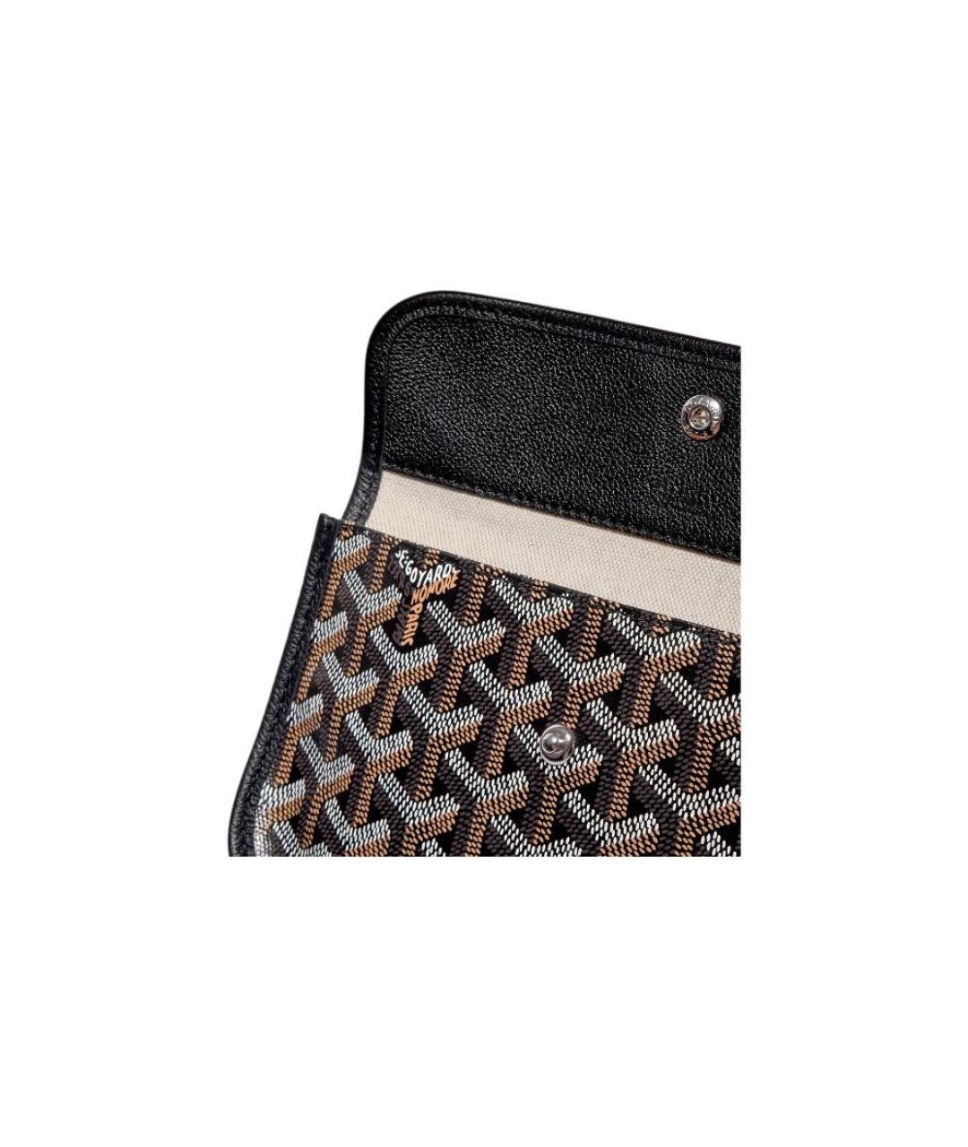 GOYARD Черная кожаная сумка тоут, фото 7