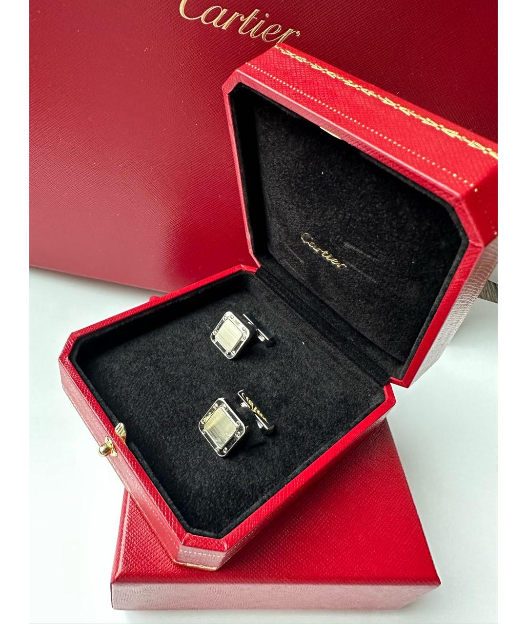 CARTIER Серебряные серебряные запонки, фото 2