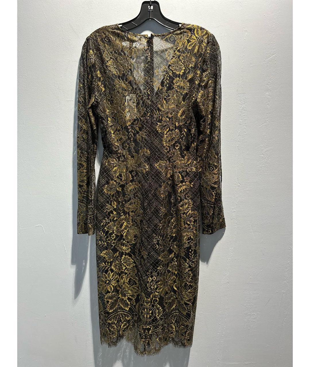 BCBG MAXAZRIA Золотое вечернее платье, фото 2
