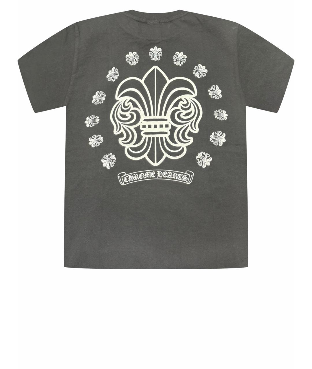CHROME HEARTS Черная хлопковая футболка, фото 1