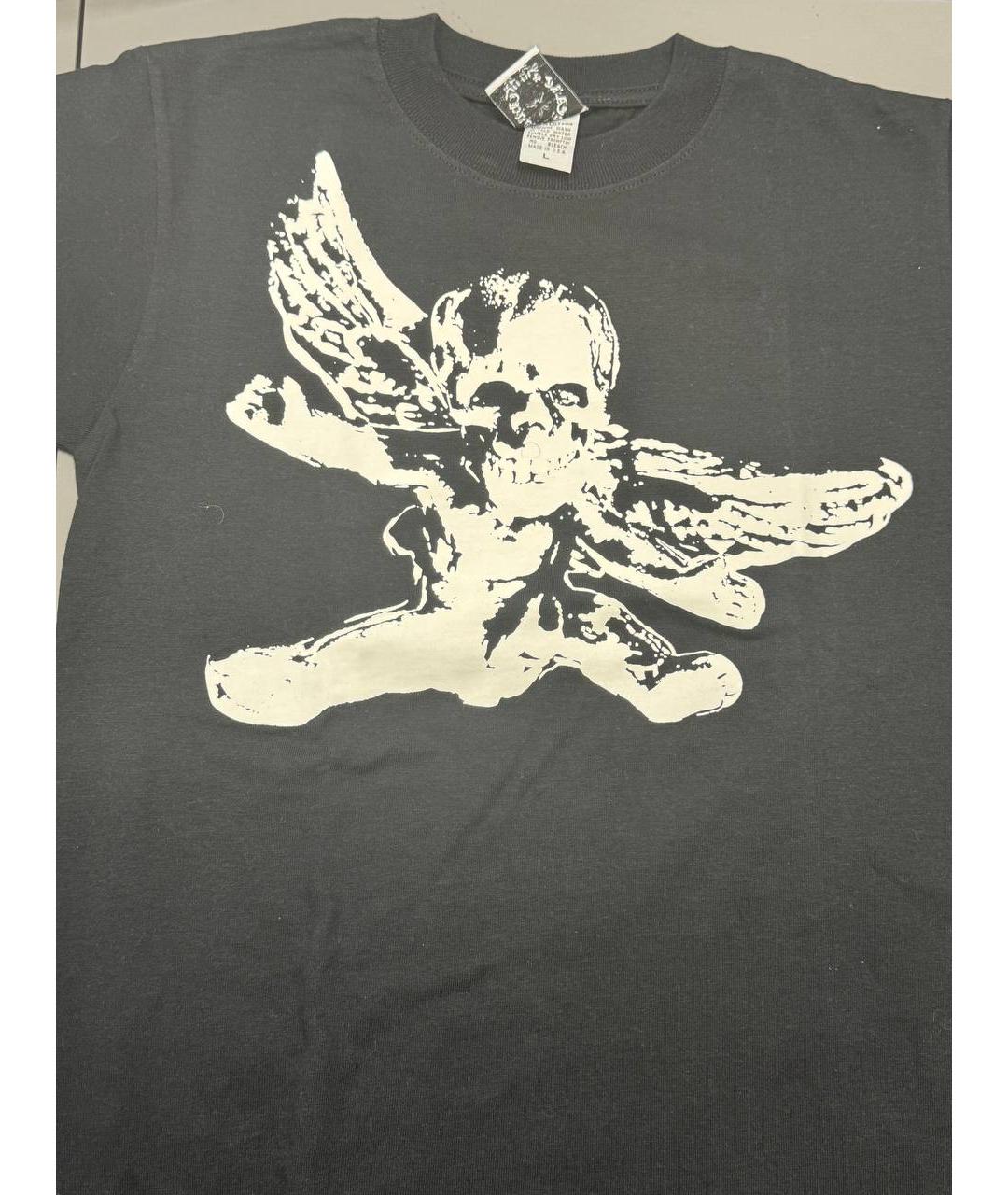 CHROME HEARTS Черная хлопковая футболка, фото 3