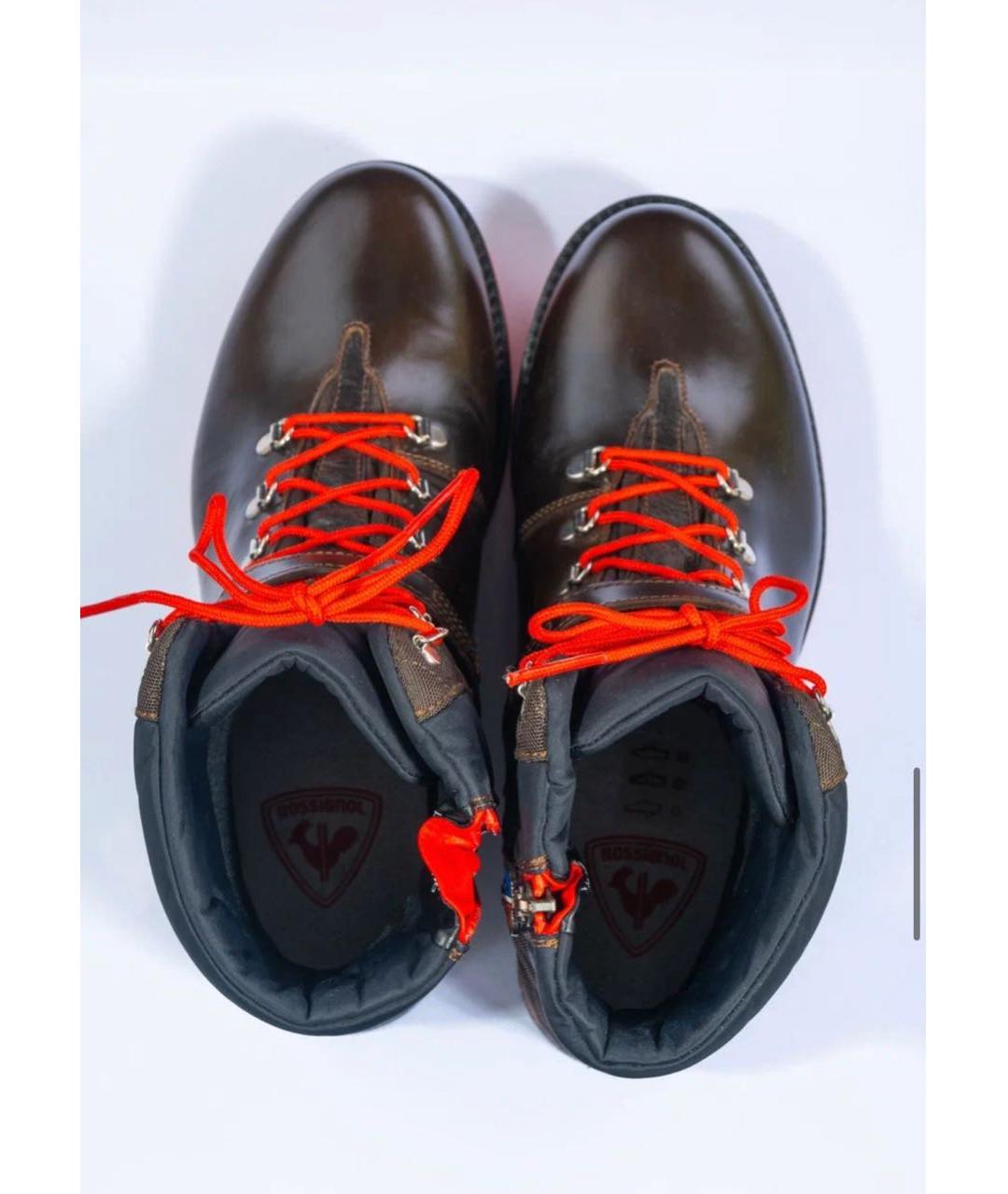 ROSSIGNOL Черные кожаные ботинки, фото 3