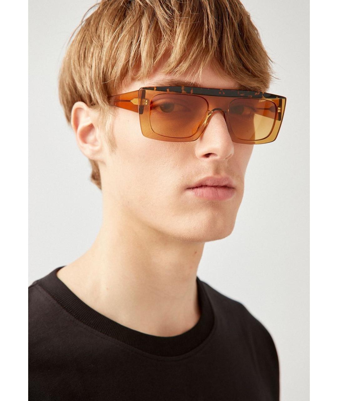 KALEOS Оранжевое пластиковые солнцезащитные очки, фото 8