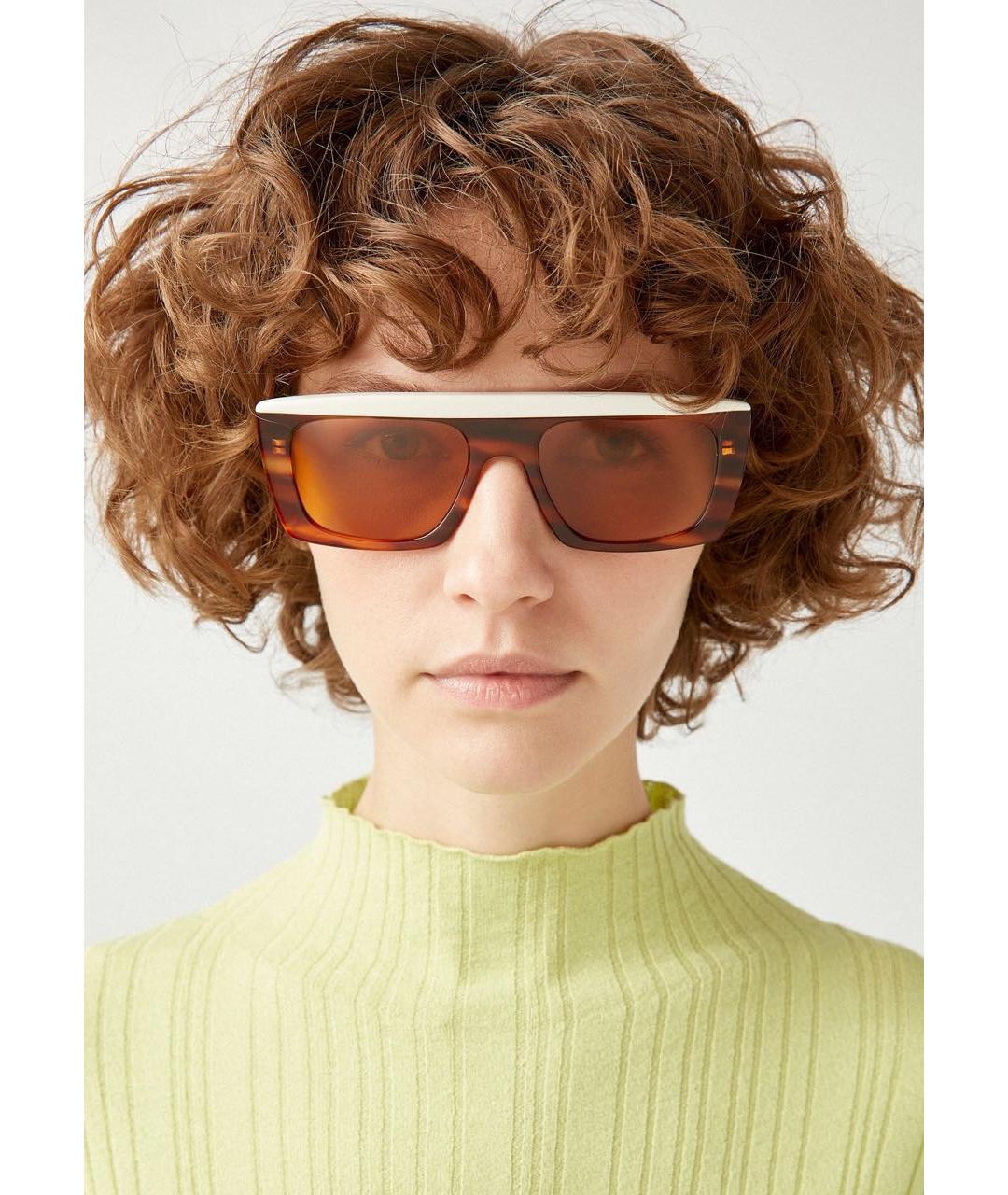 KALEOS Оранжевое пластиковые солнцезащитные очки, фото 7