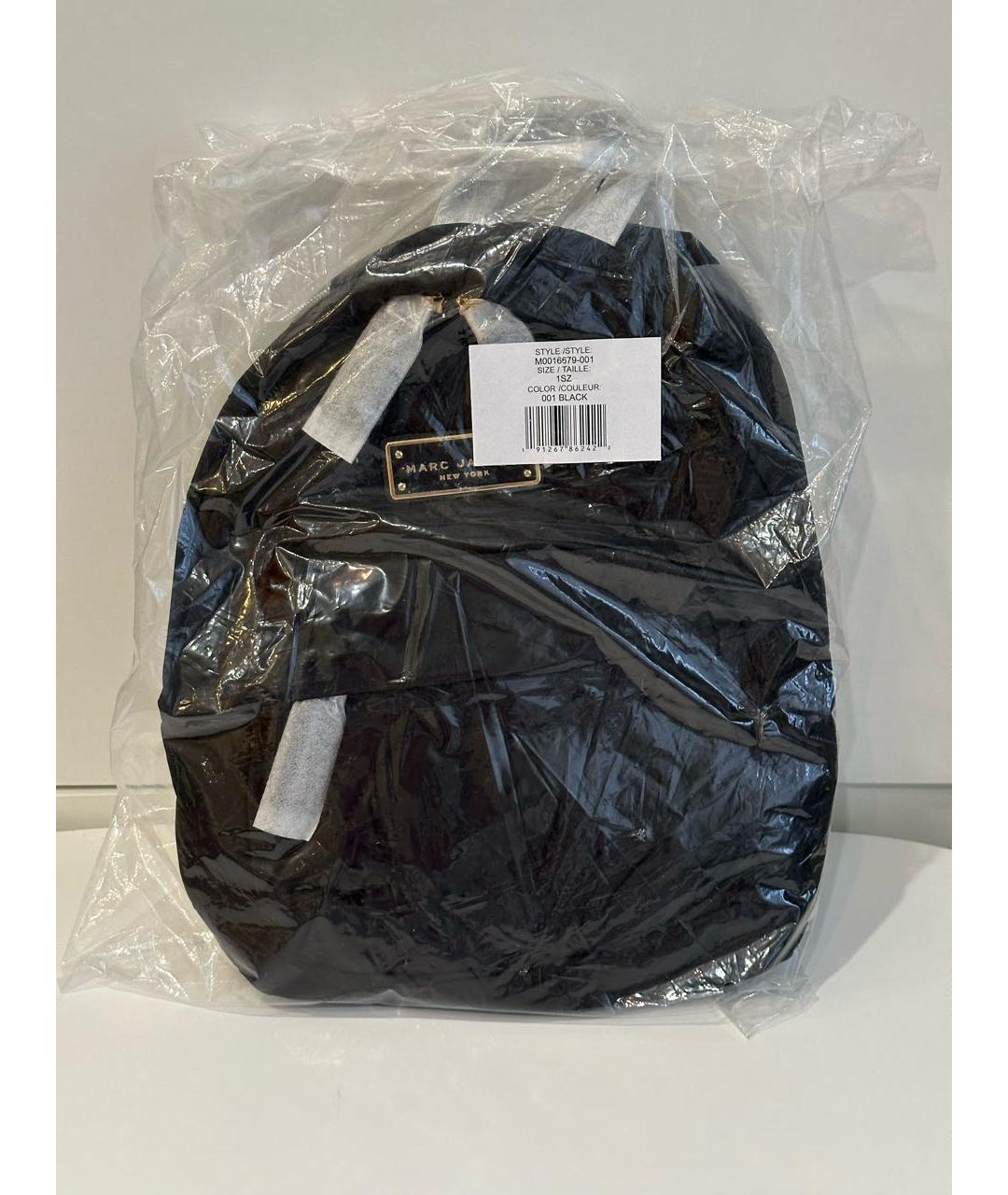 MARC JACOBS Черный синтетический рюкзак, фото 5