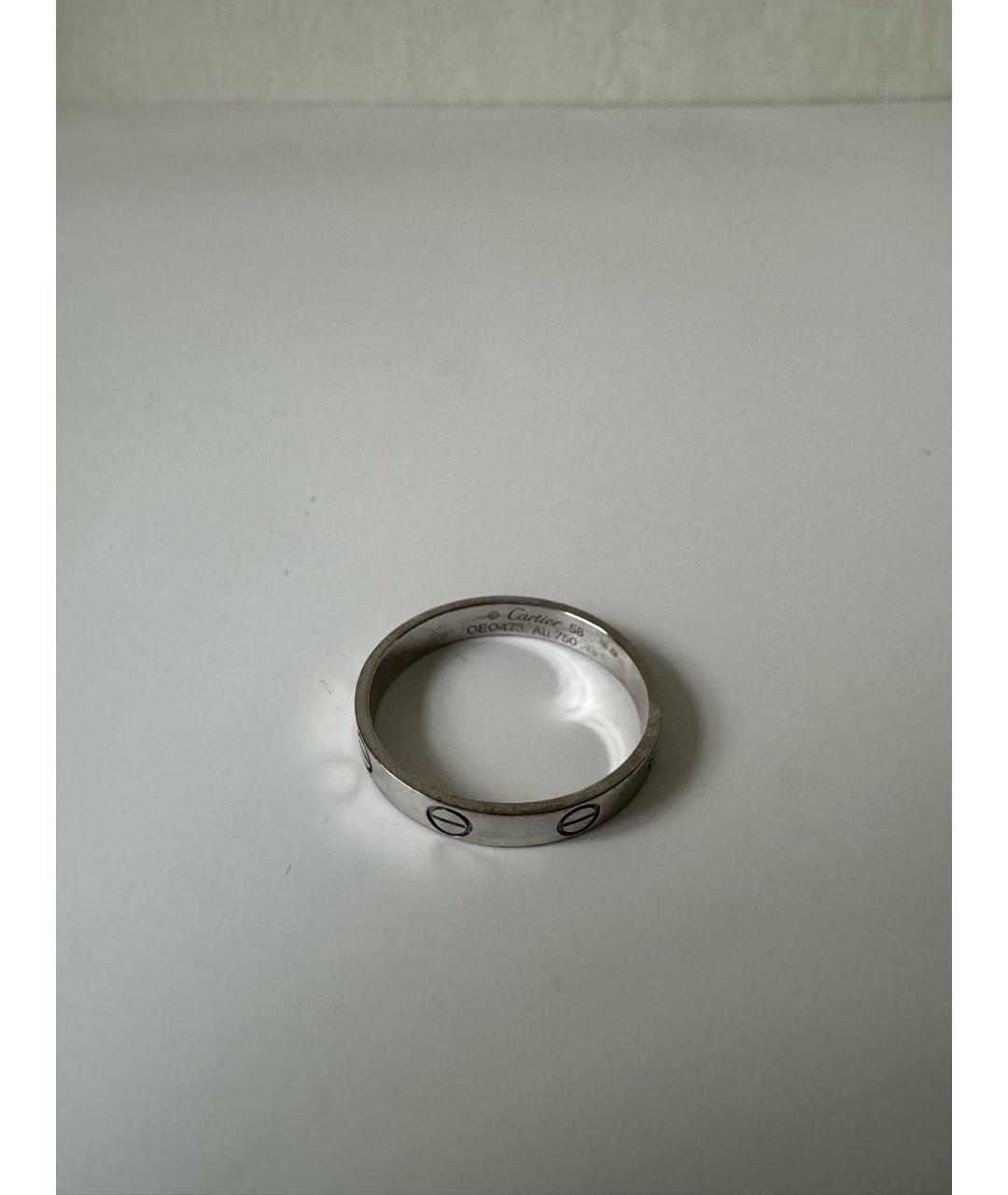 CARTIER Серебряное кольцо из белого золота, фото 4