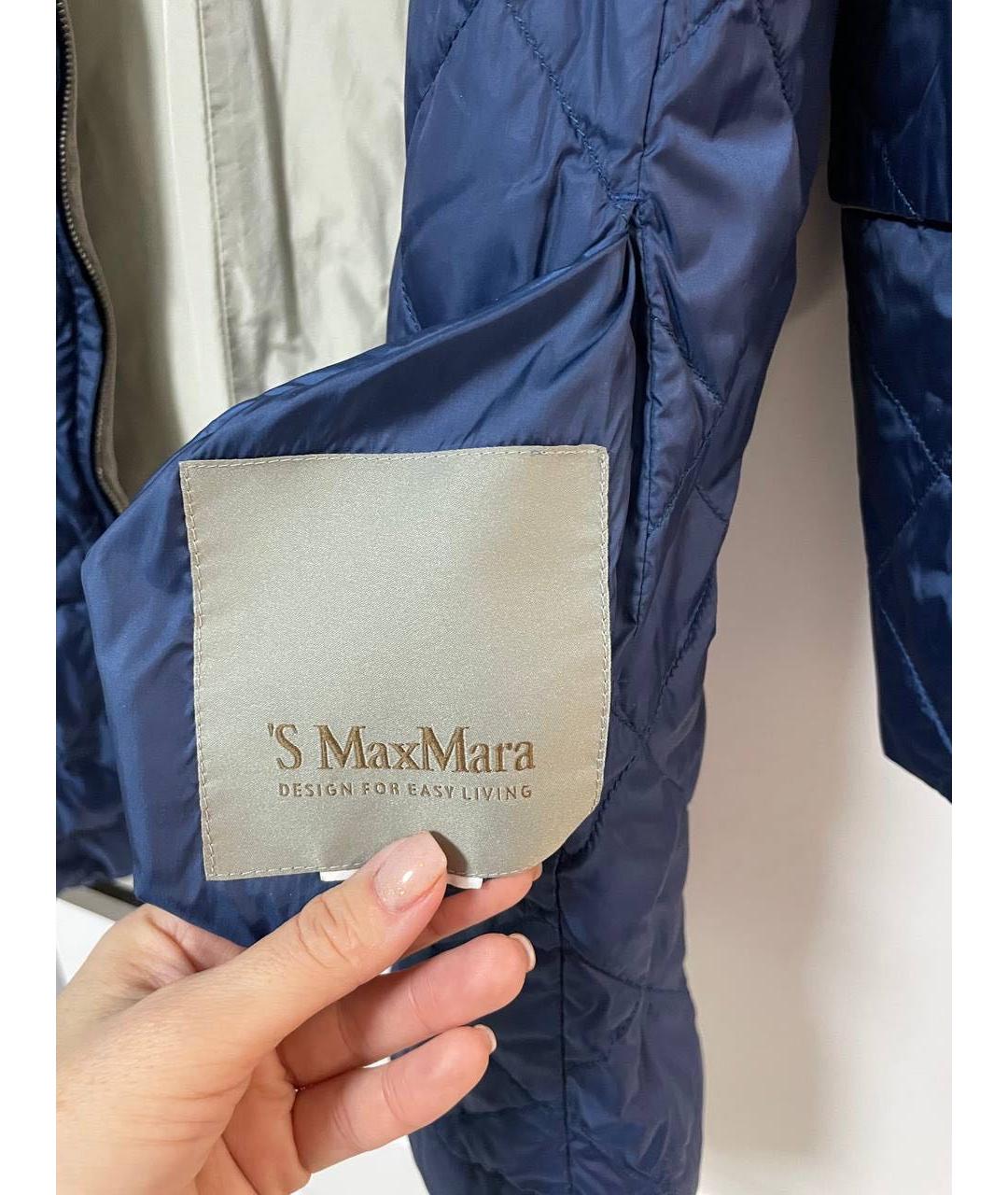 'S MAX MARA Синяя куртка, фото 5