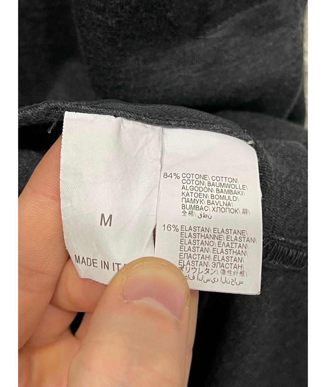 BRUNELLO CUCINELLI Антрацитовое хлопковое повседневное платье, фото 6