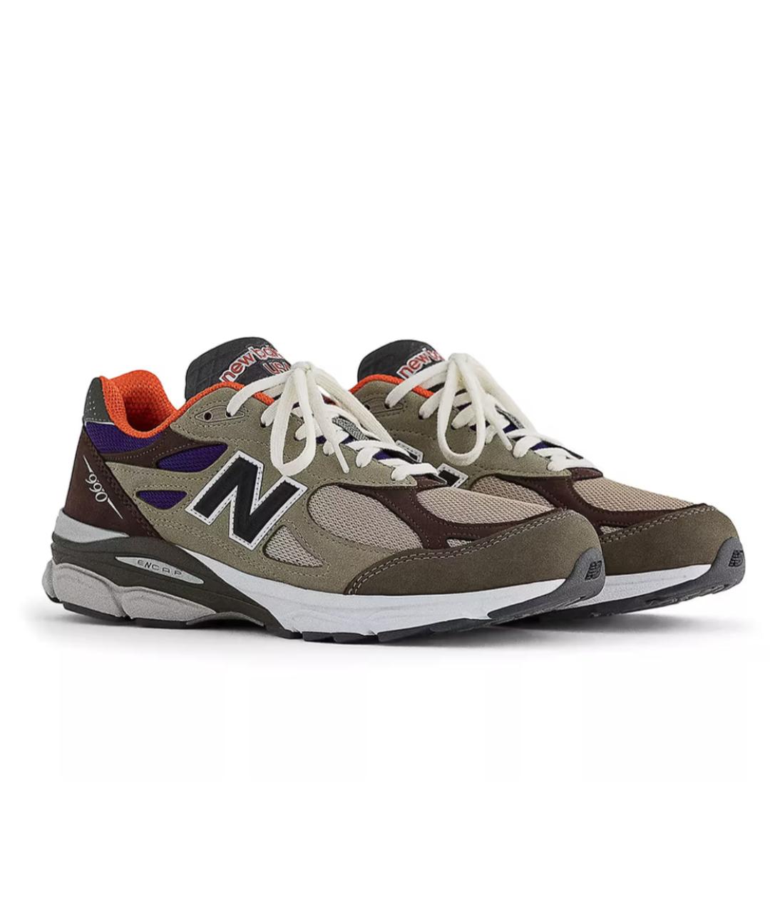 NEW BALANCE Мульти замшевые низкие кроссовки / кеды, фото 3