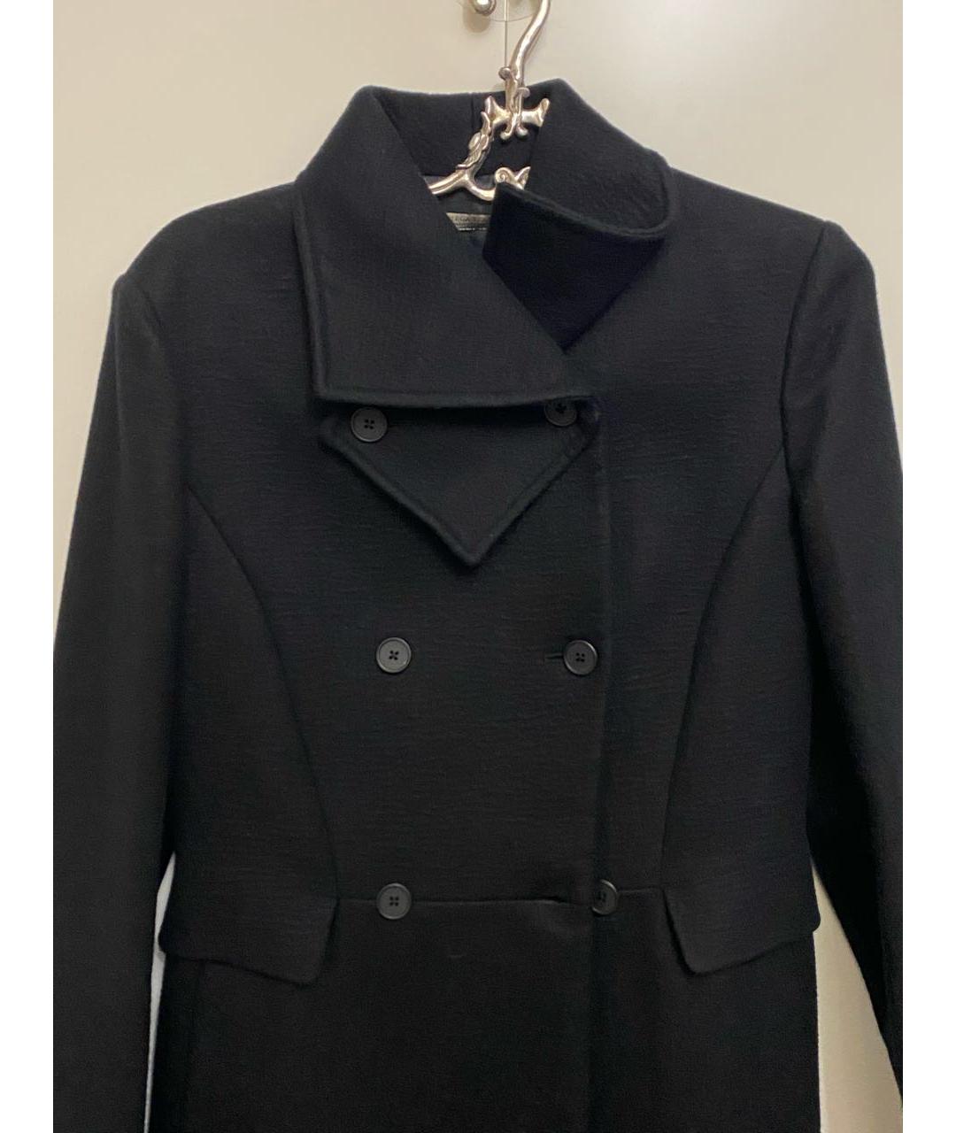 BOTTEGA VENETA Черное шерстяное пальто, фото 3