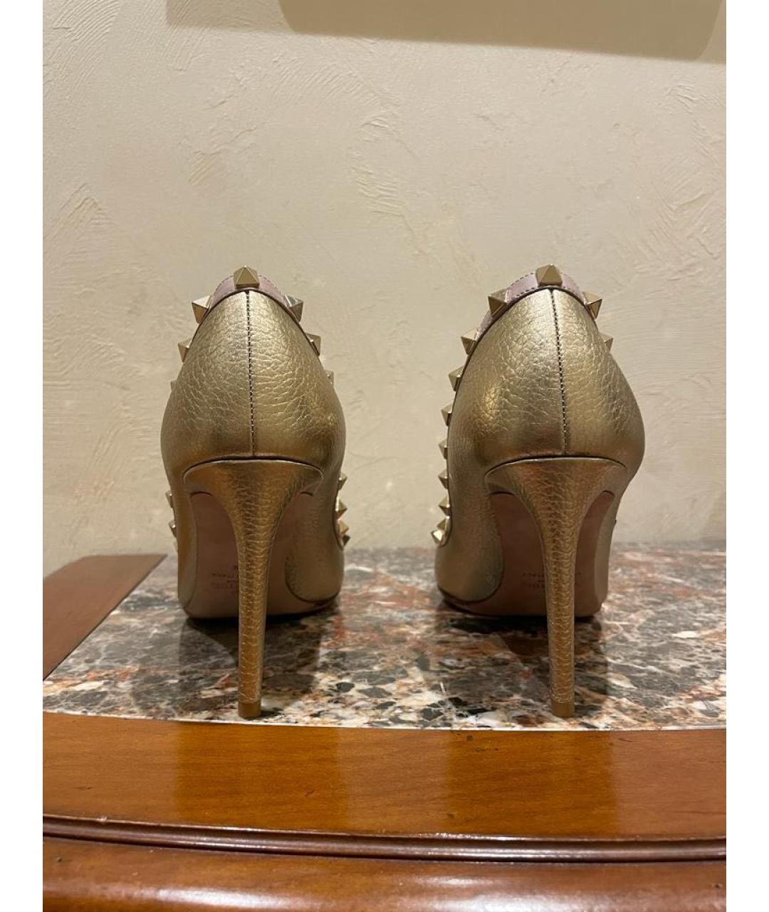 VALENTINO Золотые туфли, фото 2