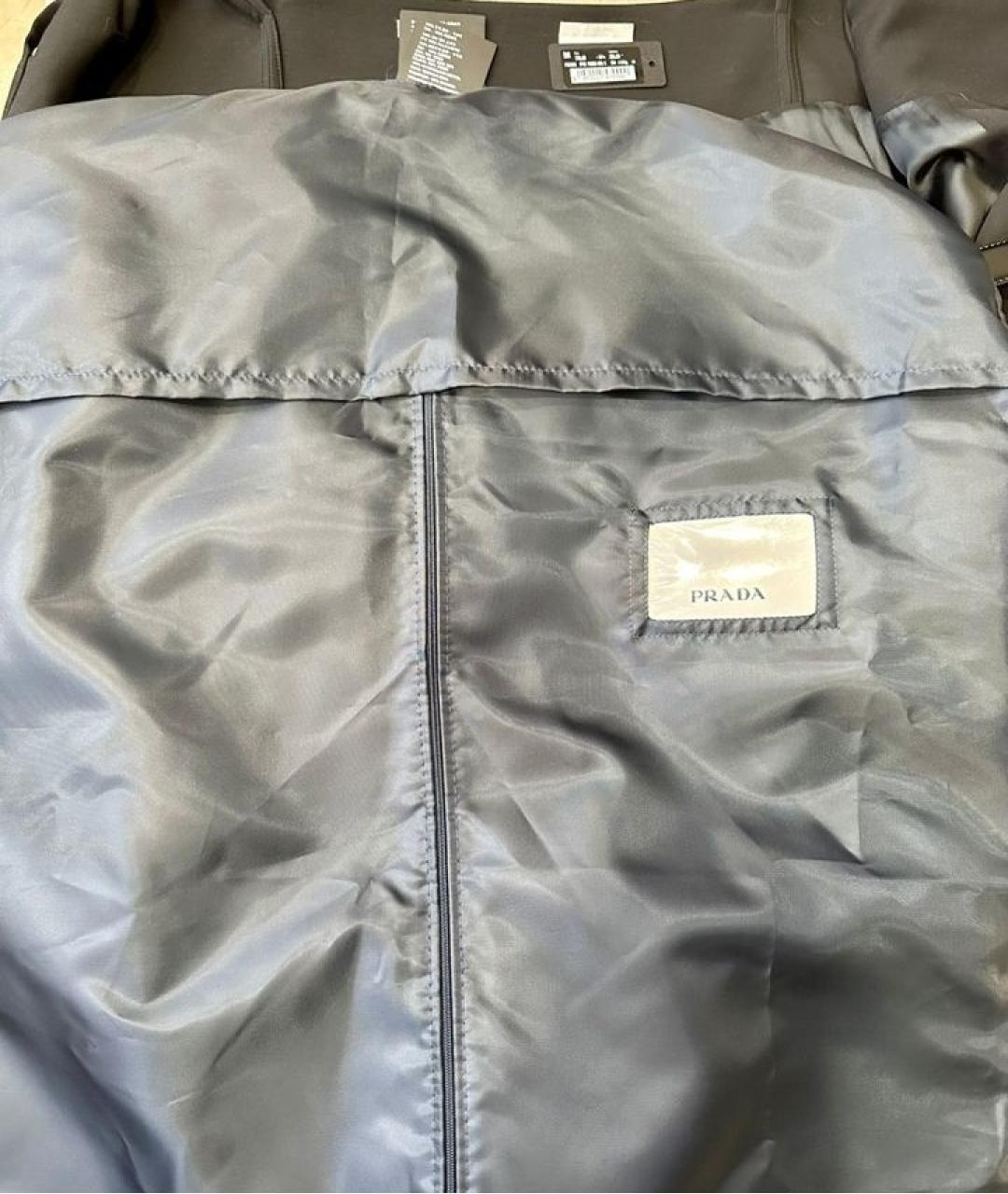 PRADA Черное шерстяное повседневное платье, фото 5