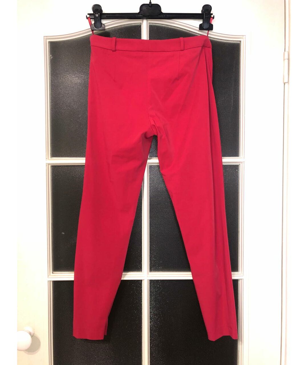 ELISABETTA FRANCHI Красные полиамидовые брюки узкие, фото 2